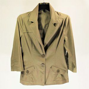 Express | Dark Khaki Blazer Jacket